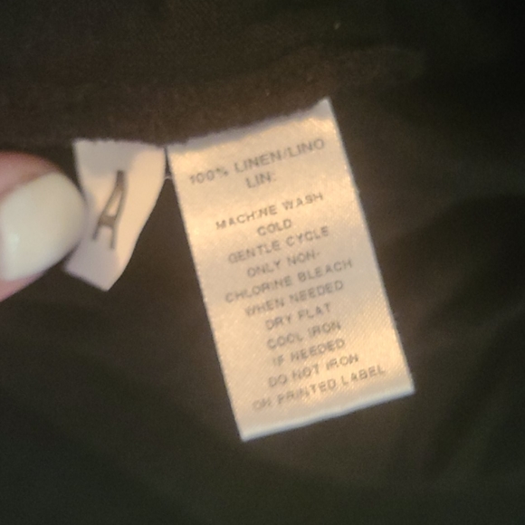 Ann Taylor LOFT Cropped Open Linen Cardigan - Picture 5 of 5